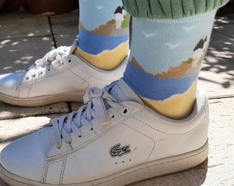 Cote des Basques Surf Fantasy socks - Cassepieds - Made in France - 36/41 (S) or 42/46 (M)