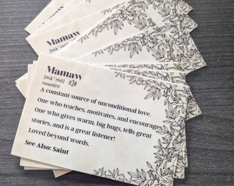 Mamaw, sticker, definition, mother, mom
