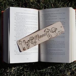 Personalized, Wooden, Bookmark, Name, Custom Finish, Hand Painted