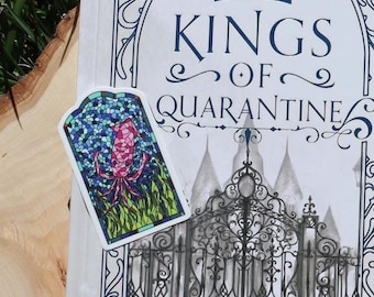 Sticker, Squid Stained Glass, Saint Memphis, Twisted Sisters, Officially Licensed, The Brutal Boys of Everlake Prep, Kings of Quarantine