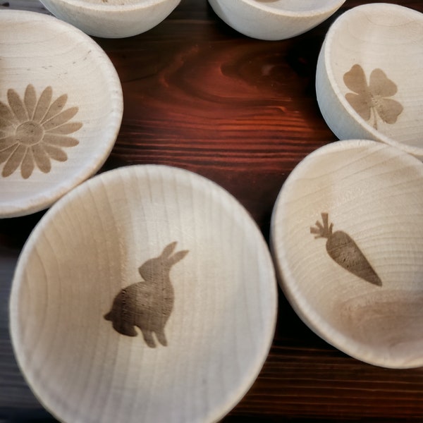 Maple Stacking & Foraging Cups - Set of 6 for Rabbits