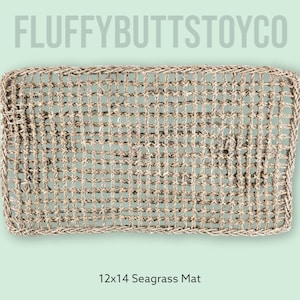 14x24 Seagrass Mat - Safe chews for guinea pigs, bunny rabbits, chinchillas, rats and other small animals