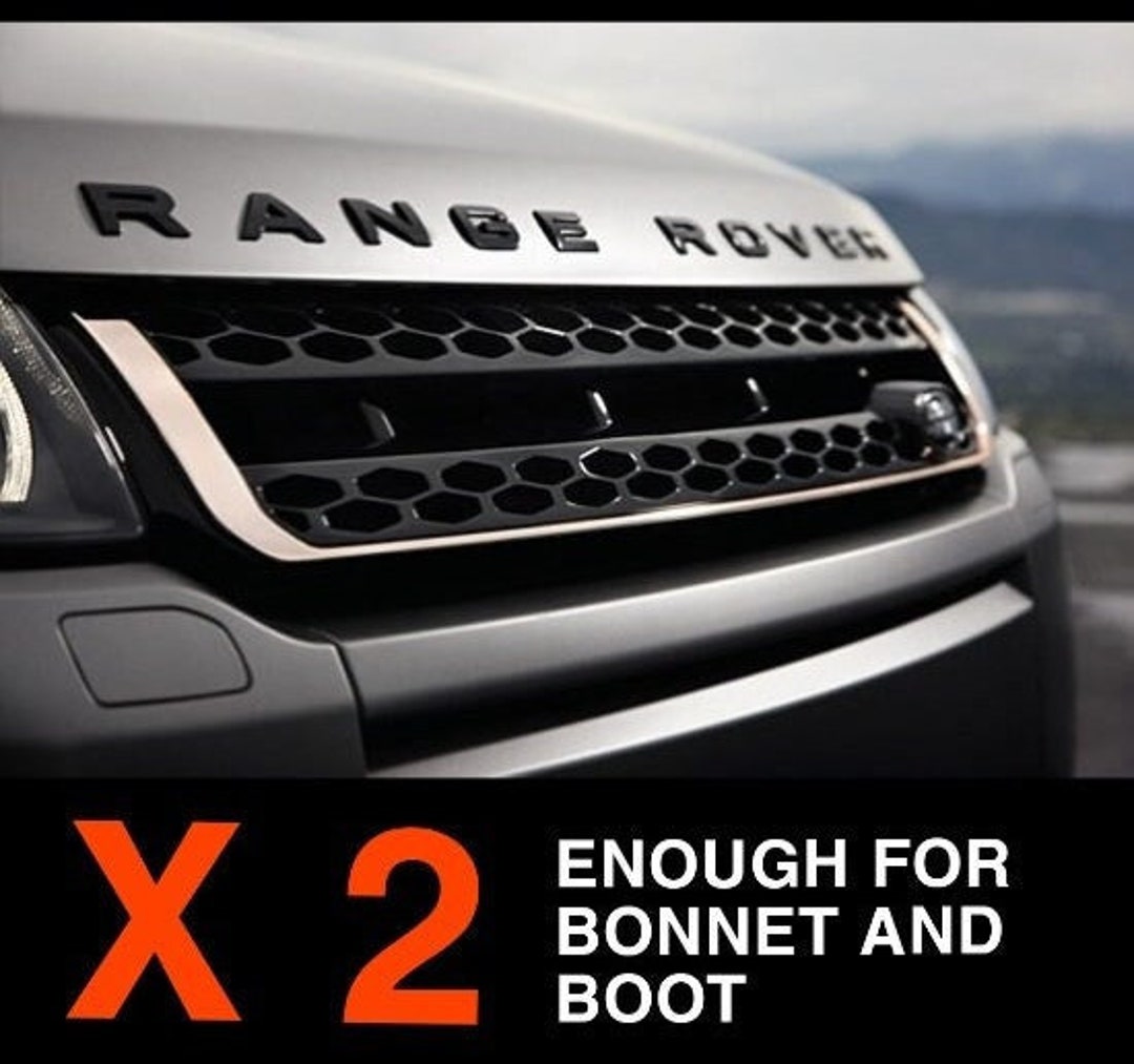 X2 Range Rover Letters/lettering Evoque/sport/vogue/velar Etsy