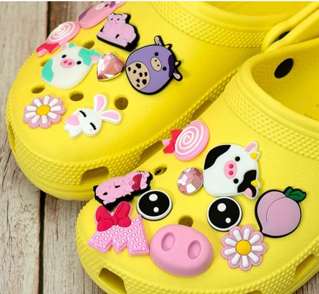 Pig croc shoe charms Etsy Mexico