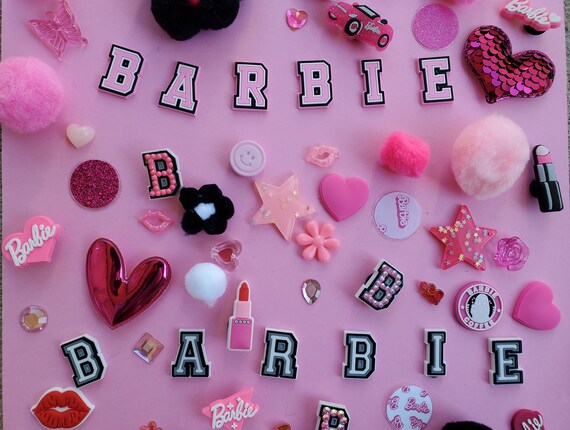 Barbie Shoe Charms,pink Girl Croc Charms, Lovely Charms for Barbie