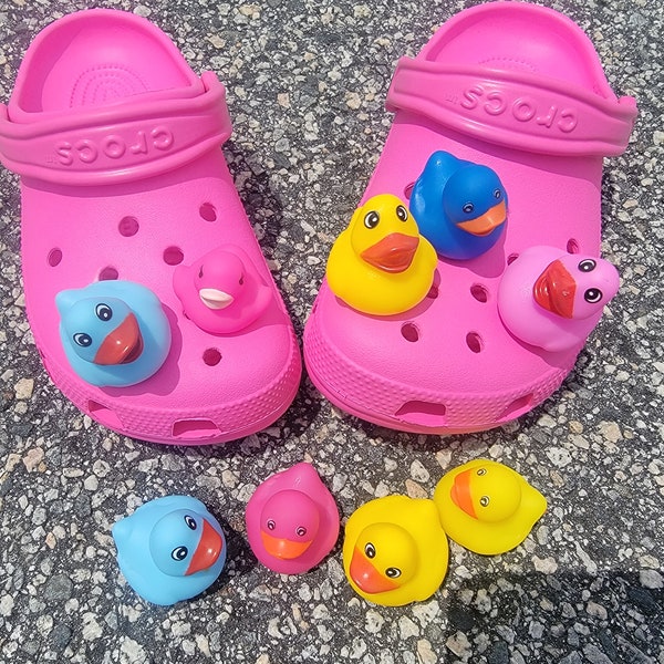 One Medium Duck Cute charms, Cute Croc Charm, Shoe charms, Charms for crocs, shoe charms, Clog charms, Garden Shoe Charm, 3D Charm