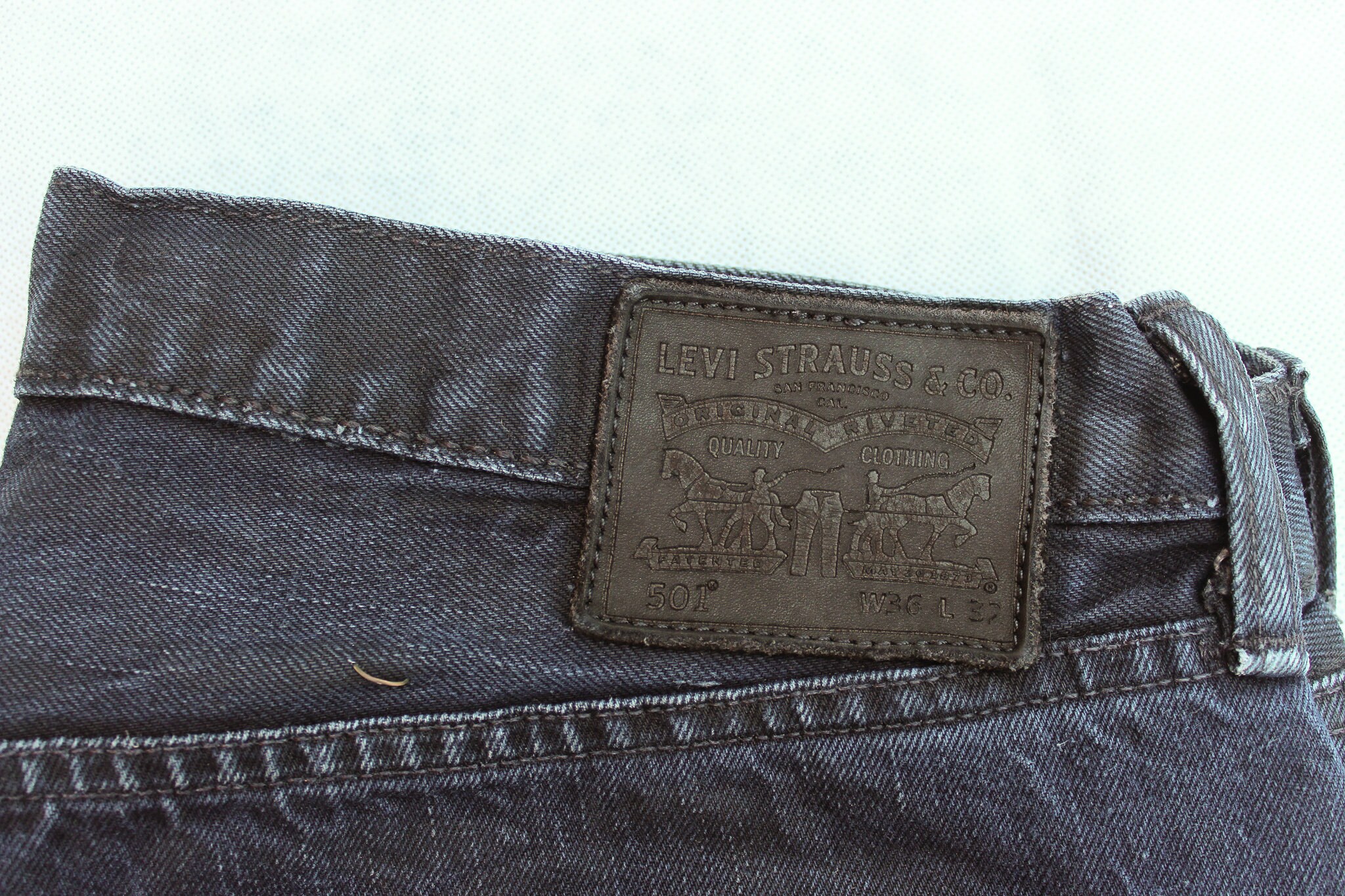 501 Schwarzes Label Levi es Jeans Etsy