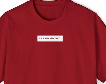 „Le Continent“-T-Shirt, schweres Oversize-Herren-T-Shirt