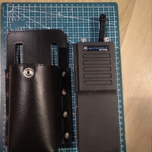 Radio Ghostbusters + holster prop cuir noir