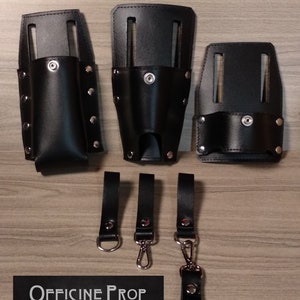 Ghostbusters Uniform stock Leather PKE /gizmo/motorola /key fobs holster Prop SPIRIT MATTY movie accurate