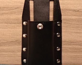 Ghostbusters radio holster prop black leather