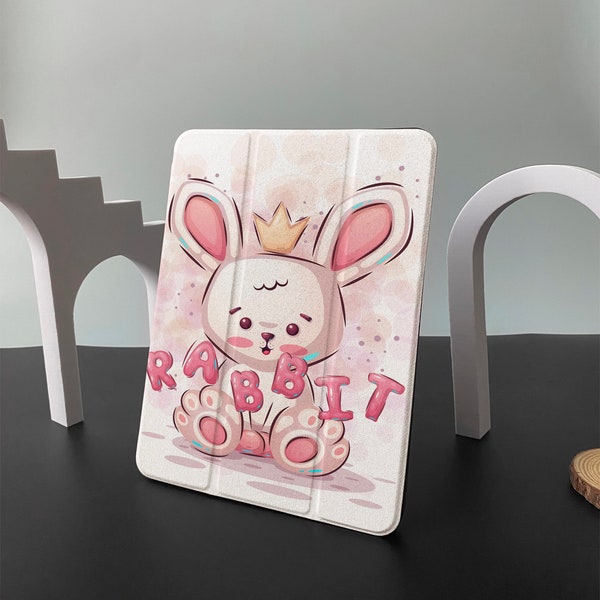 Spielzeug Hase iPad Smart Case Baukasten Apple Pencil Holder Stiftehalter Für iPad 9 iPad Mini 6 iPad Pro 2021, iPad Air 4