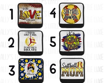Softball Baseball Handle Cover, Personalized Bogg Bag Wrap, Personalized Bag Handle Wrap, Bogg Bag Accessories, Personalized Gift