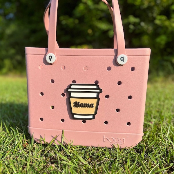 Coffee Mama Bit / Bag Tag / Bag Charms / Bogg Bag Charm / Beach Bag Charm