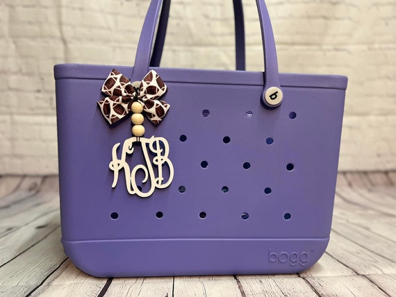 Football Initial Bag Charm/ Bogg Charm/ Bag Charms Bogg Bag