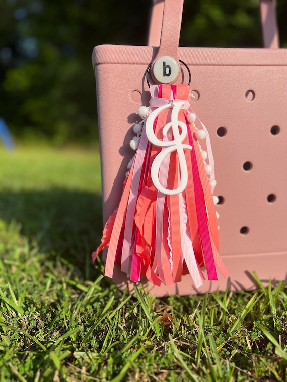 Initial bag shop charm
