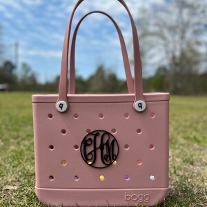 bogg bolsa initial charms