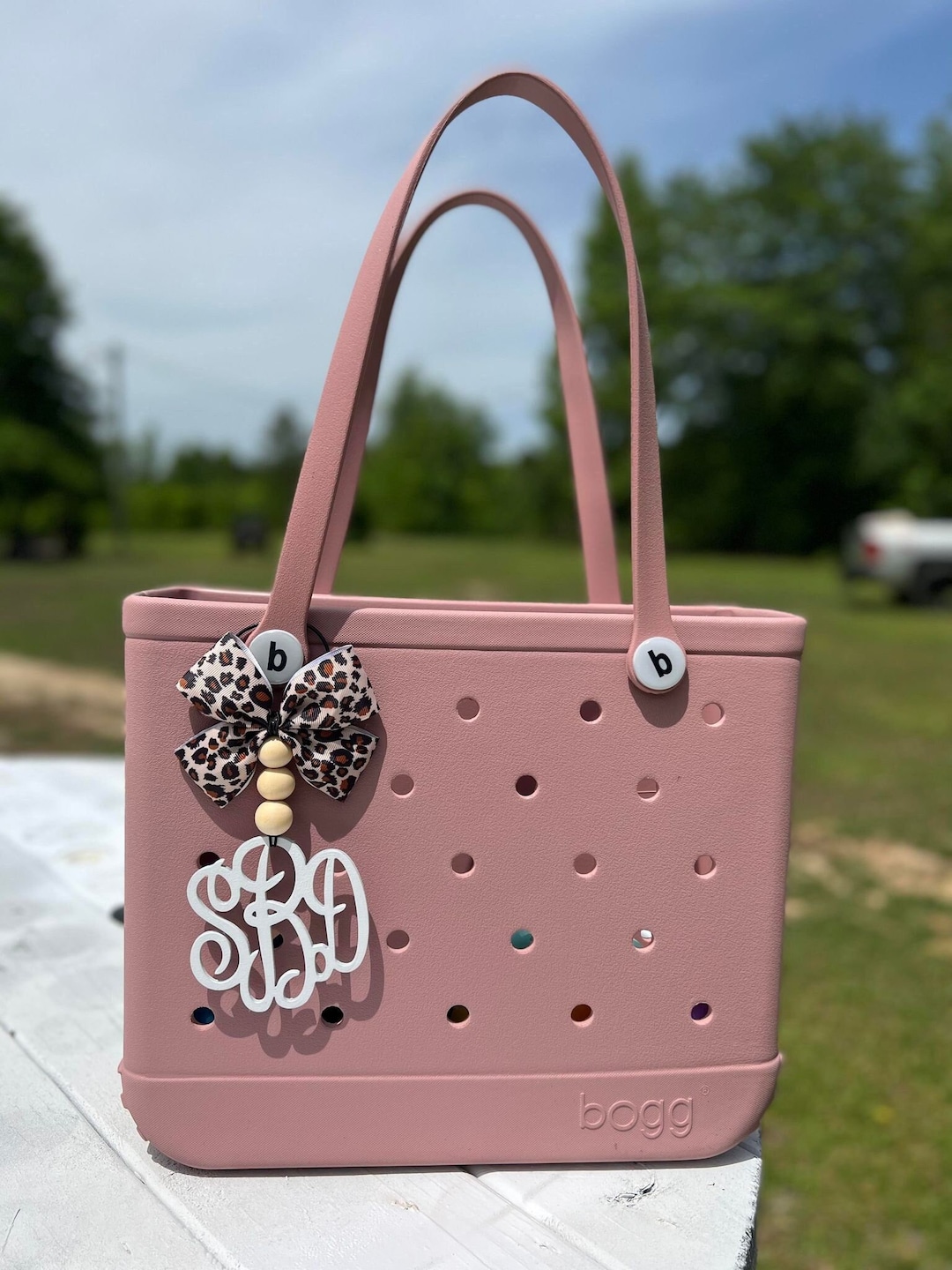 Initial Bag Charm/ Bogg Charm/ Bag Charms / Bogg Bag Charm / Beach Bag Charm / Car Charm Etsy