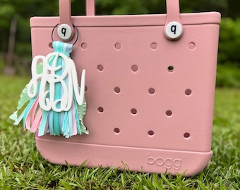 Initial Bag Charm/ Bogg Charm/ Bag Charms / Bogg Bag Charm / Beach Bag