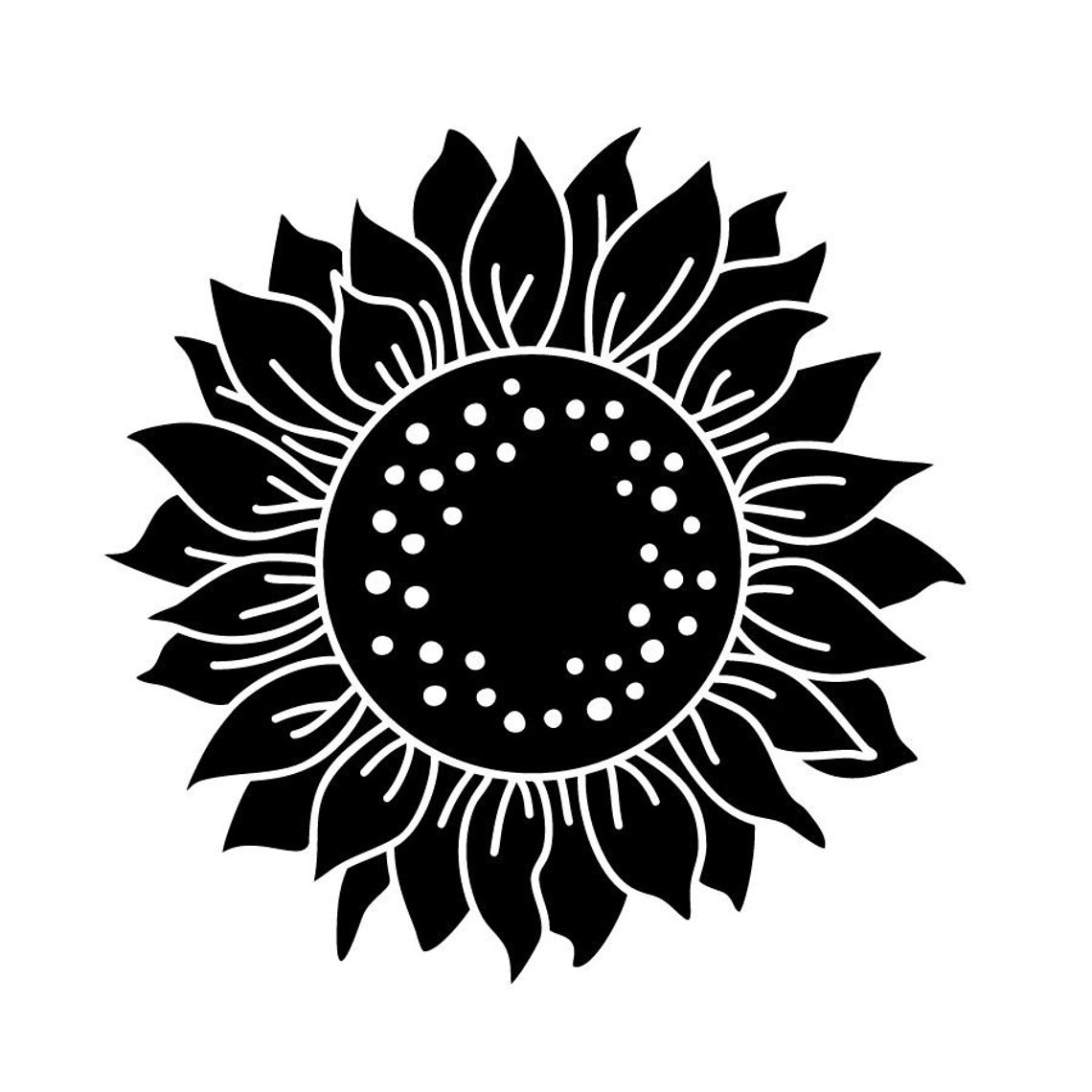 Sunflower Bundle Svg Digital Cut Files | Etsy