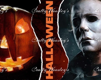 Halloween Michael Myers 20 oz tumbler sublimation png file
