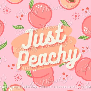 Just Peachy 20 oz straight tumbler png digitale Datei