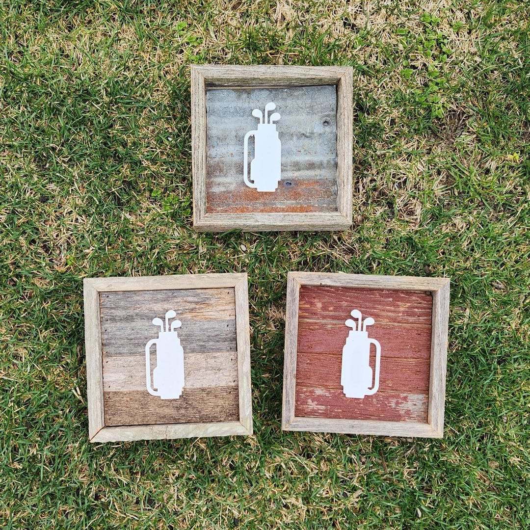 Rustic Golf Signs Handmade Golf Rustic Sign Decor - Etsy
