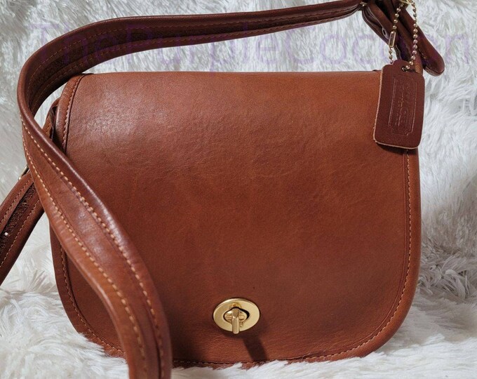 NYC Vintage Coach Small Shoulder Bag 9530 Etsy