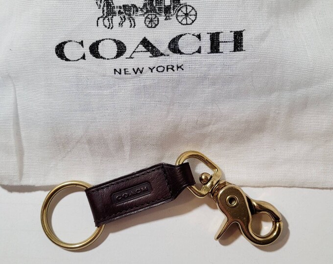 Unisex Vintage Coach Trigger Snap Key Fob 7212 Etsy