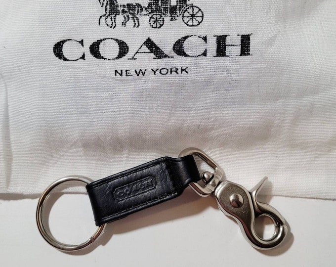Vintage Unisex Coach Trigger Snap Key Fob 7212 Etsy