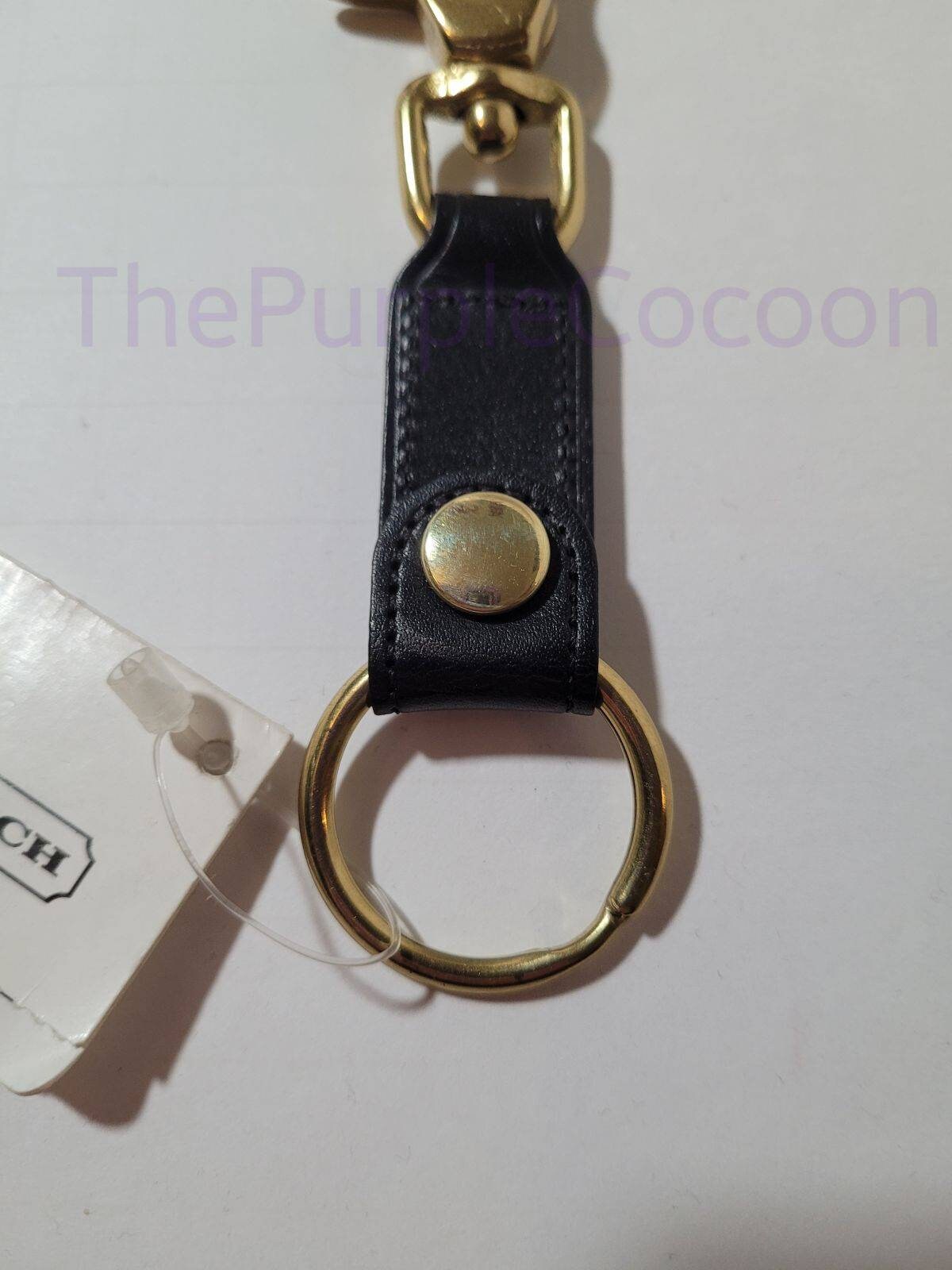 NWT Unisex Vintage Coach Trigger Snap Key Fob 7212 Etsy