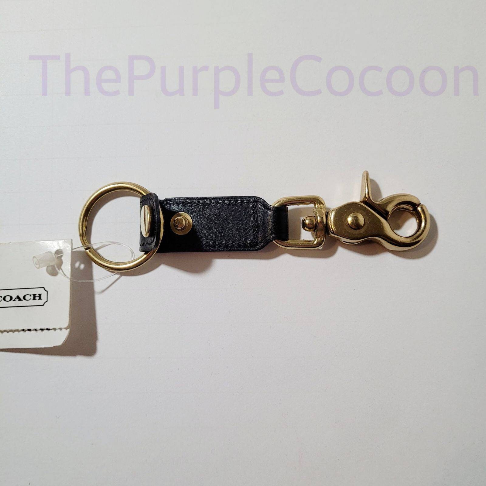 NWT Unisex Vintage Coach Trigger Snap Key Fob 7212 Etsy