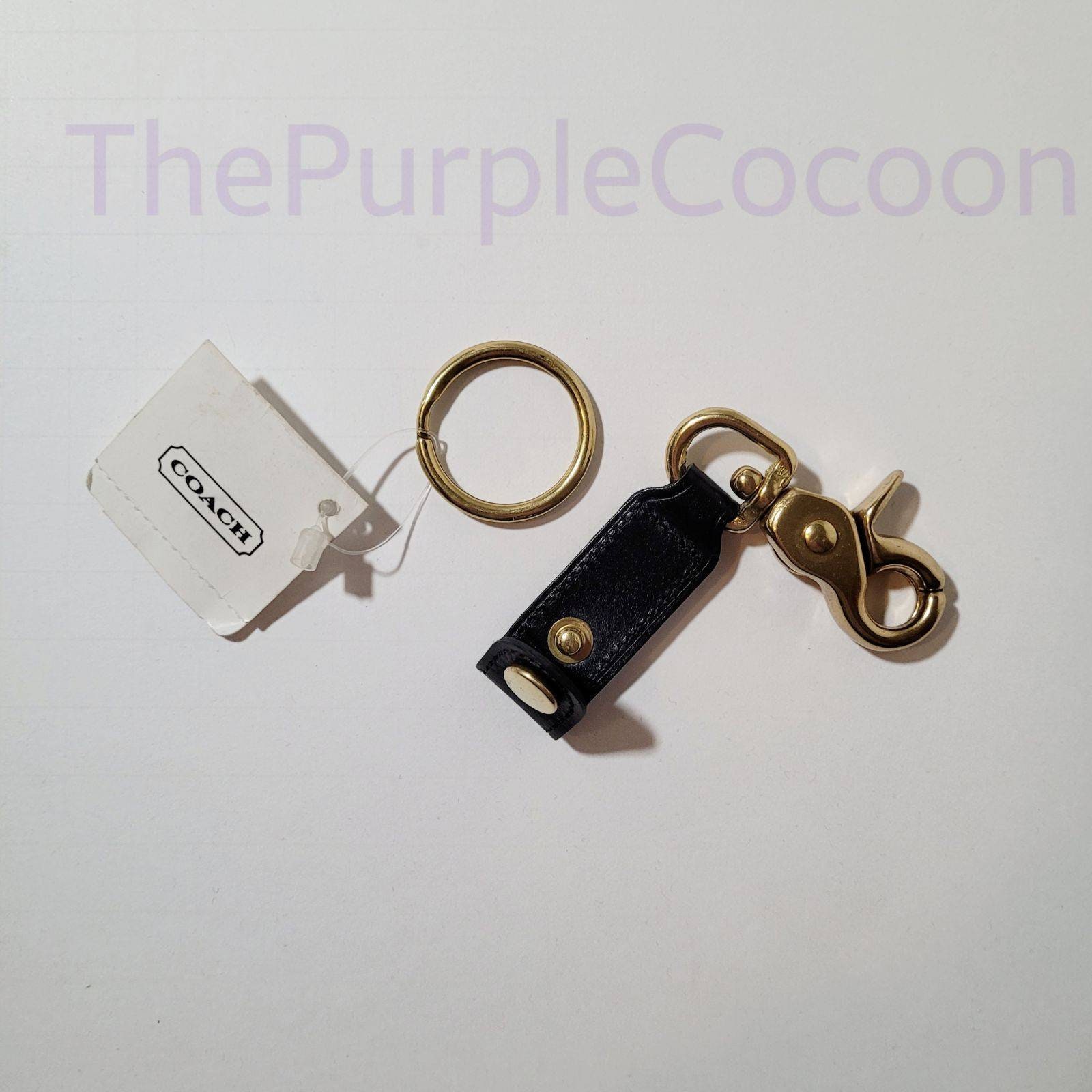 NWT Unisex Vintage Coach Trigger Snap Key Fob 7212 Etsy