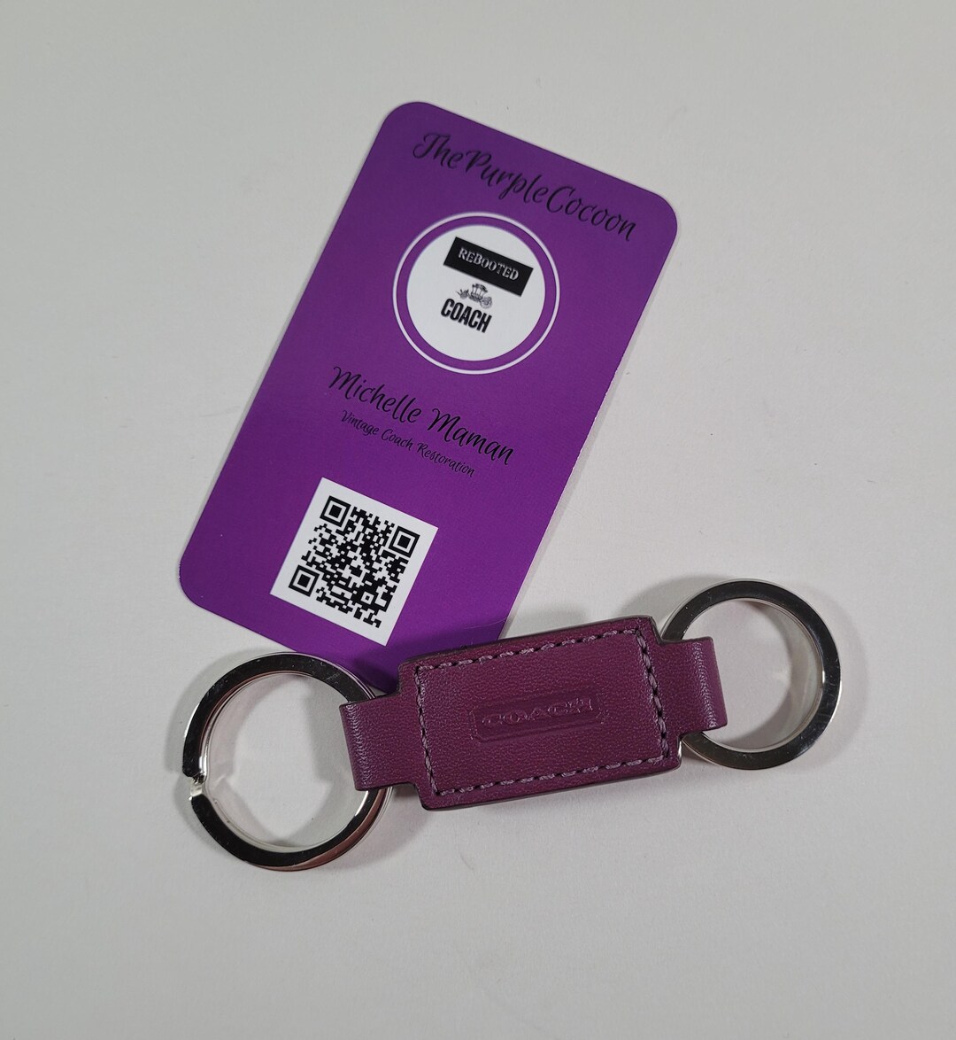 NWOT Vintage Unisex Coach Valet Key Fob #5632 - Etsy