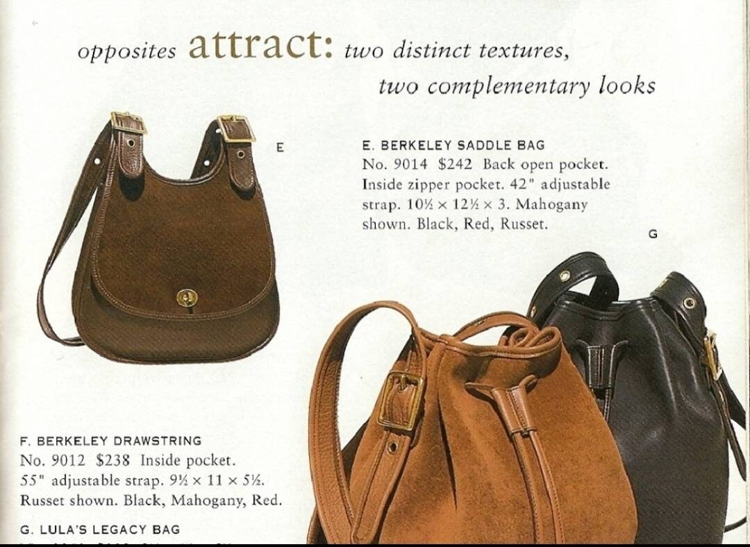 Vintage Red Coach Berkeley Drawstring Bag #9012 - Etsy UK