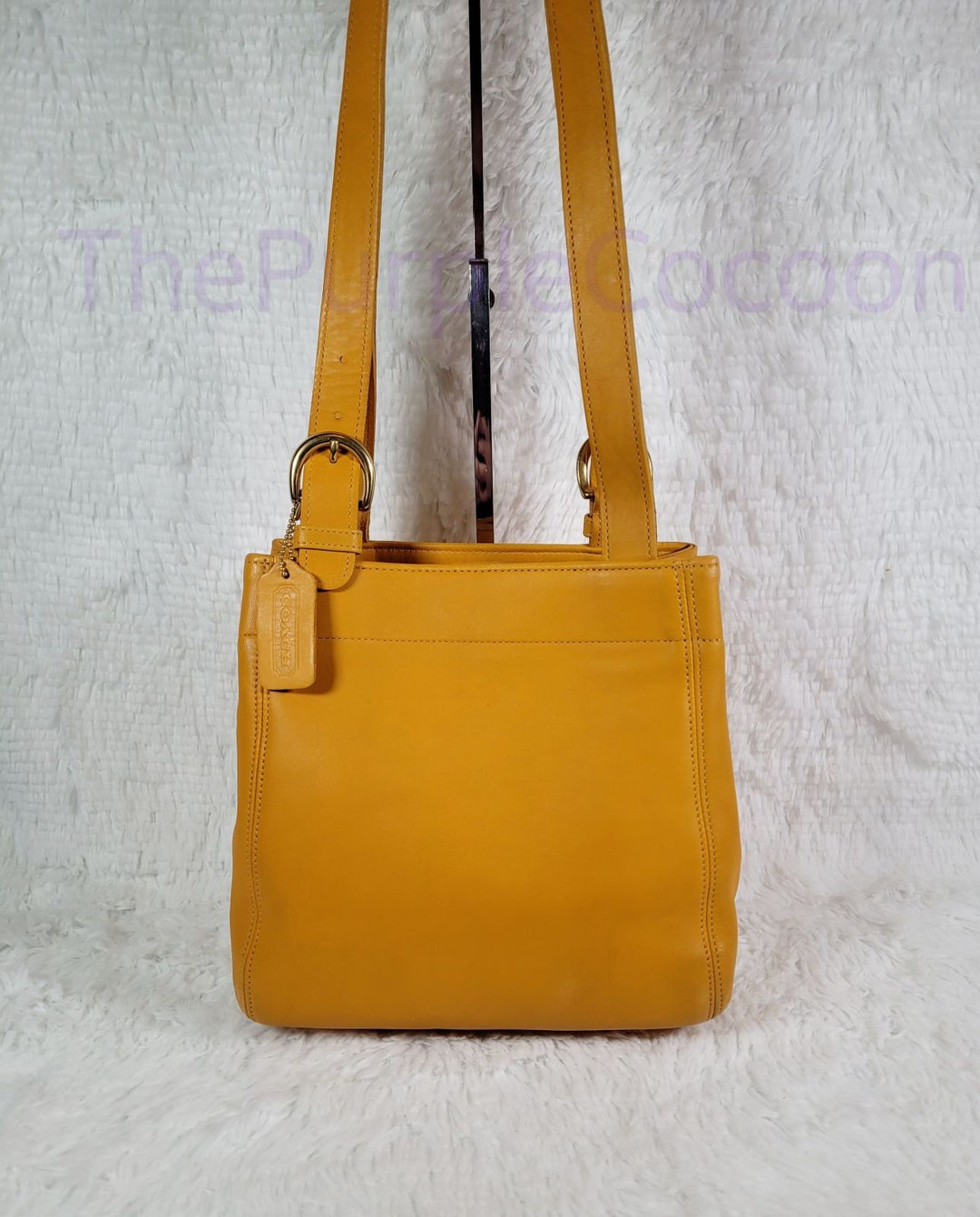 Vintage Coach Whiney Yellow