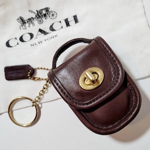 Mint Vintage Coach Mini Daypack Key Fob 7253 