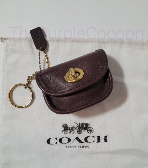 Coach, Accessories, Coach Key Ring Card Case In Black Antique Nickel