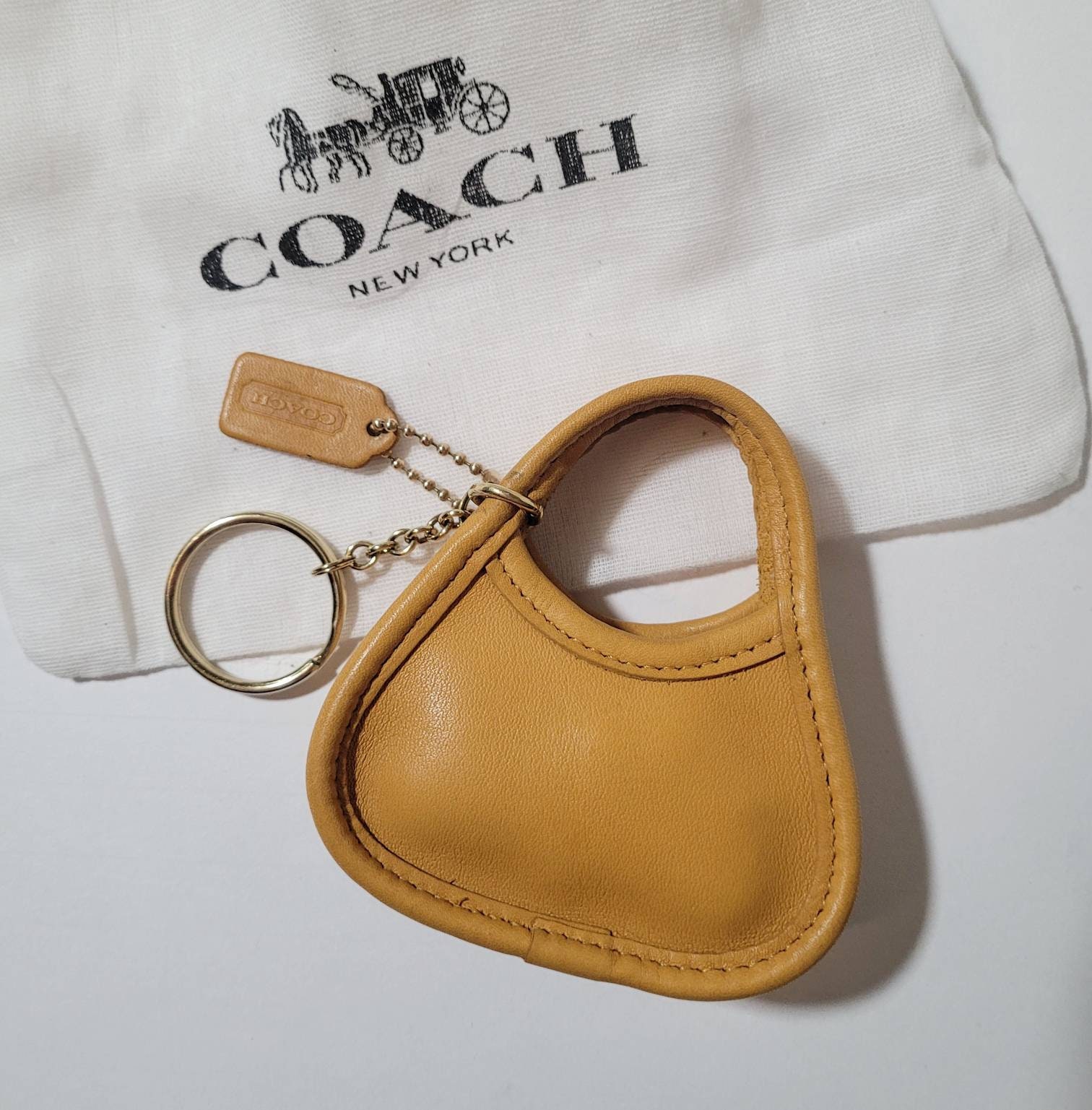 Coach mini rogue bag charm 