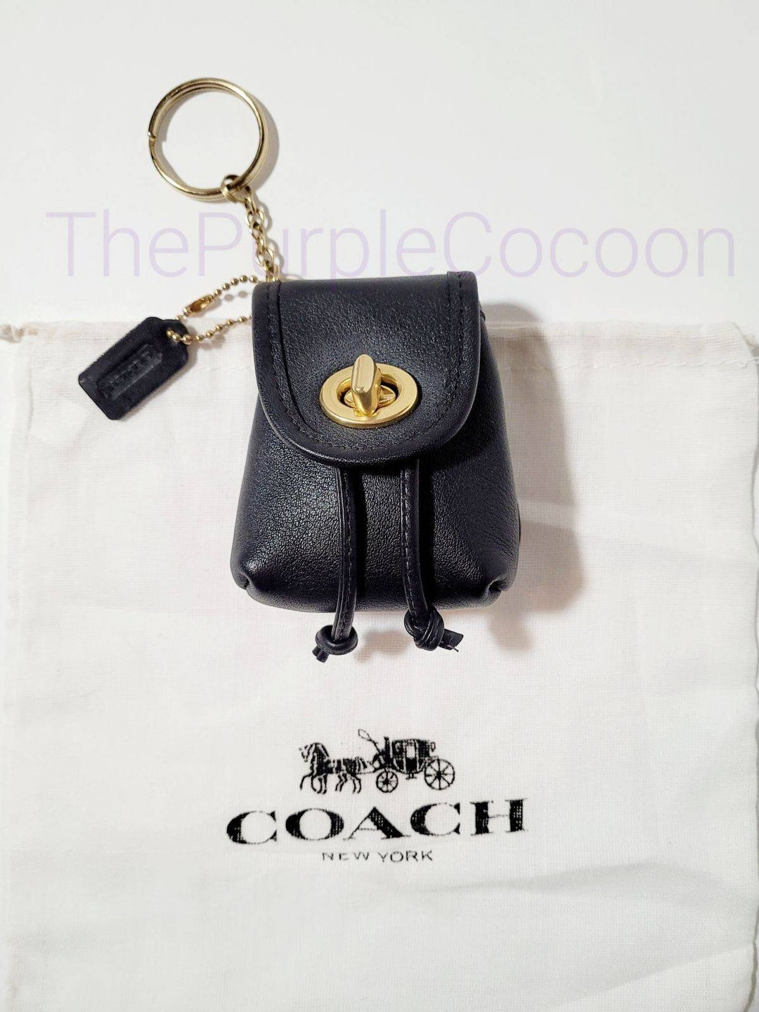 Vintage Coach Mini Station Bag Key Fob 7254 -  Israel