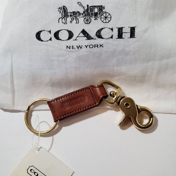 Shop Coach 2022-23FW Loop Key Fob With Coach Patch (C7003) by emilyinusa