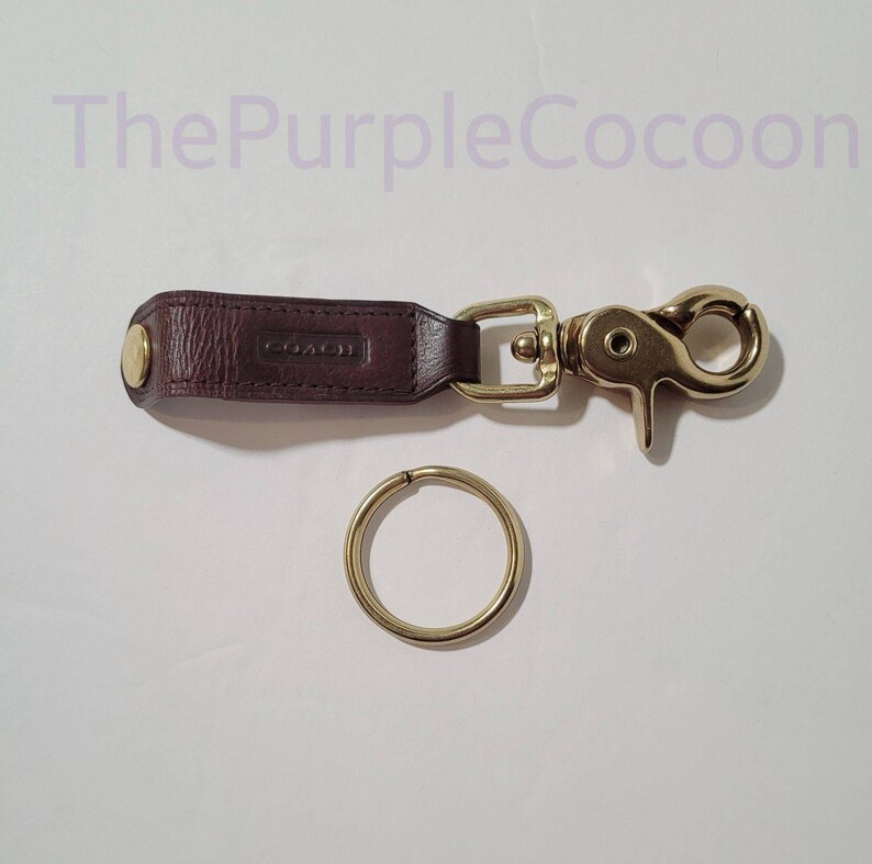 Unisex Vintage Coach Trigger Snap Key Fob 7212 Etsy