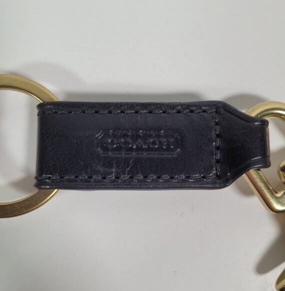 NWT Vintage Unisex Coach Trigger Snap Key Fob 7212 Gem