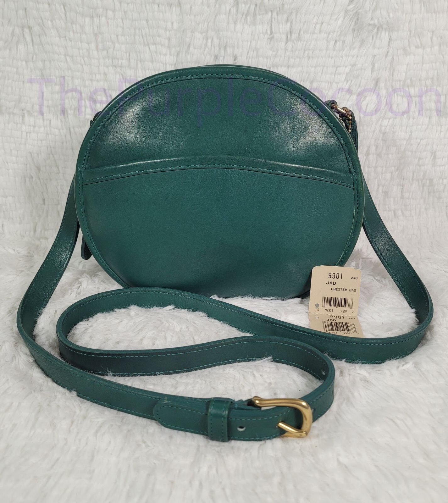 Mint Jade Vintage Unisex Coach Mini Belt Bag 9826 