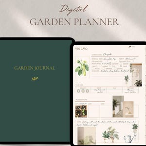 Digital Garden Planner, Garden To Do List, Gardening Task List, Garden Tracker, Goodnotes Planner, Yard Journal, Vegetable Patch Journal