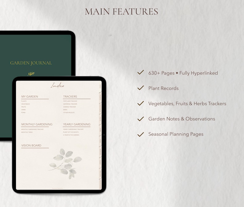 Digital Garden Planner, Garden To Do List, Gardening Task List, Garden Tracker, Goodnotes Planner, Yard Journal, Vegetable Patch Journal image 2