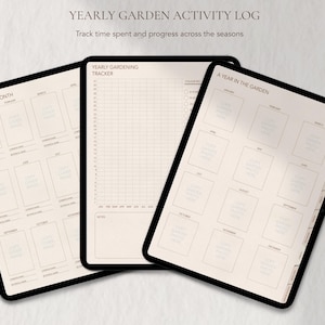 Digital Garden Planner, Garden To Do List, Gardening Task List, Garden Tracker, Goodnotes Planner, Yard Journal, Vegetable Patch Journal image 6