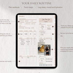 Digital Fitness Planner for Goodnotes, Workout Planner Template Ipad ...