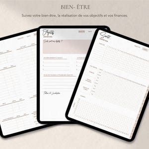 2026 Digital Planner Goodnotes, Minimalist French Agenda (Digital Download, PDF) image 6