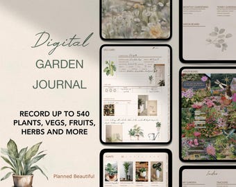 Digital Garden Planner, Garden To Do List, Gardening Task List, Garden Tracker, Goodnotes Planner, Yard Journal, Vegetable Patch Journal